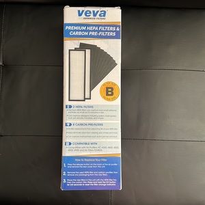 Veva HEPA Filter B Replacement.  New in box.